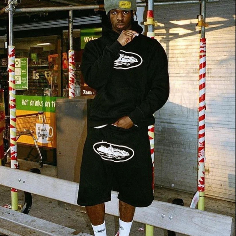Set Cort3iz ( hoodie + shorts )